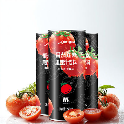 kualitas 100% jus buah tomat alami dengan 12,4g karbohidrat 6mg natrium pabrik