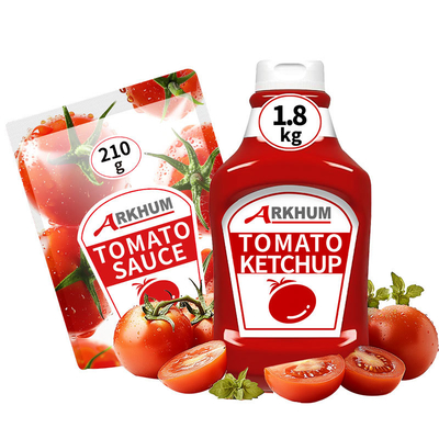 kualitas Saus Tomat Beraroma 17,3g Karbohidrat 4,6g Protein Per 100g pabrik